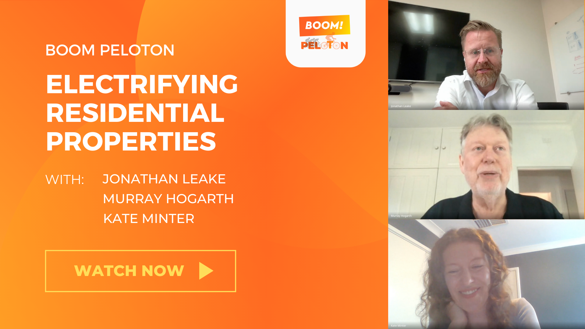 BOOM! Power Peloton: Electrifying Residential Properties Pt.1 -  21 February 2023