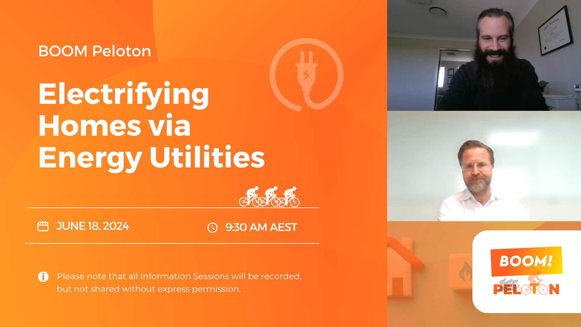 Electrifying homes via energy utilities slide