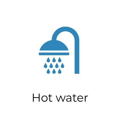 hot water